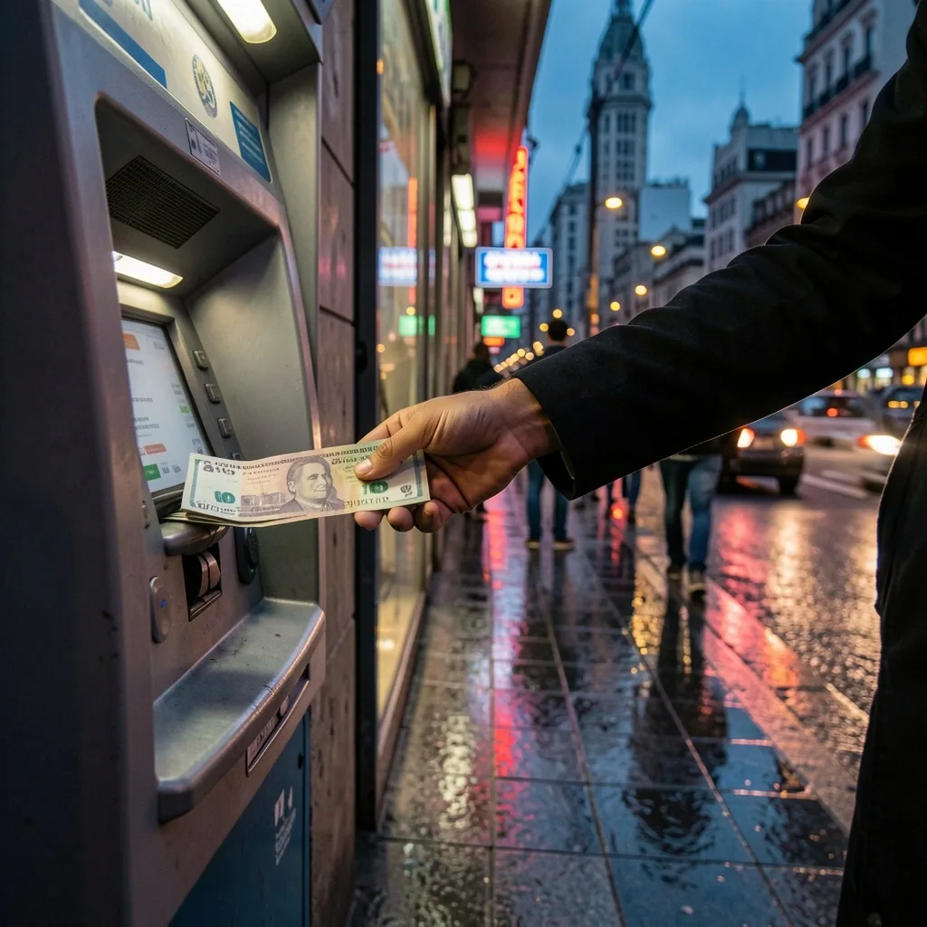 Extracción de efectivo en cajero automático en Buenos Aires