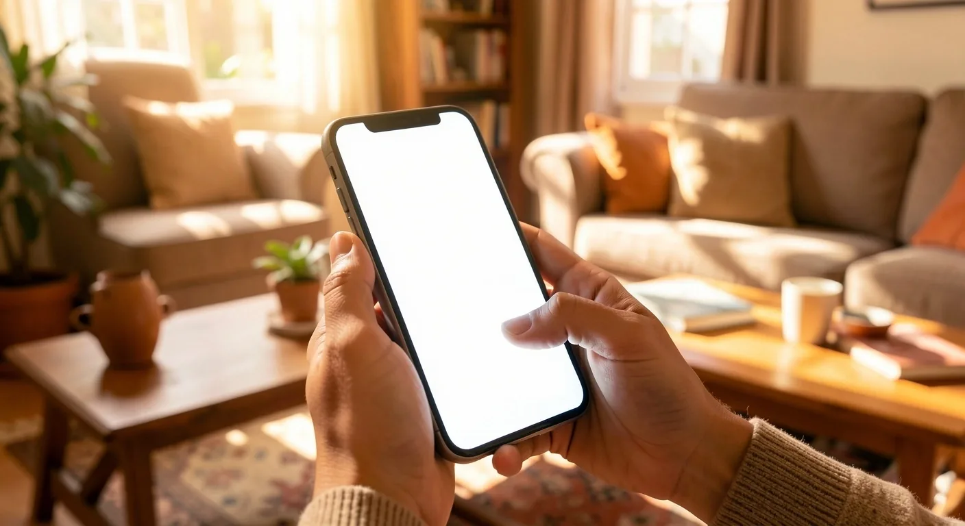 Persona sosteniendo un teléfono para abrir una cuenta digital